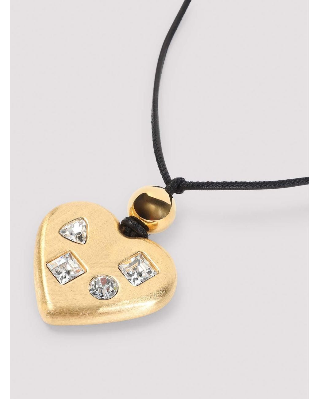 Jacquemus Metallic Le Pendentif Coeur