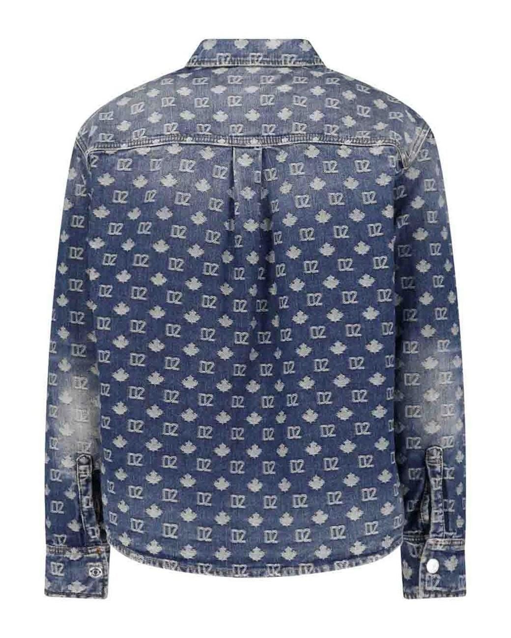 Camisa DSquared² de hombre de color Blue