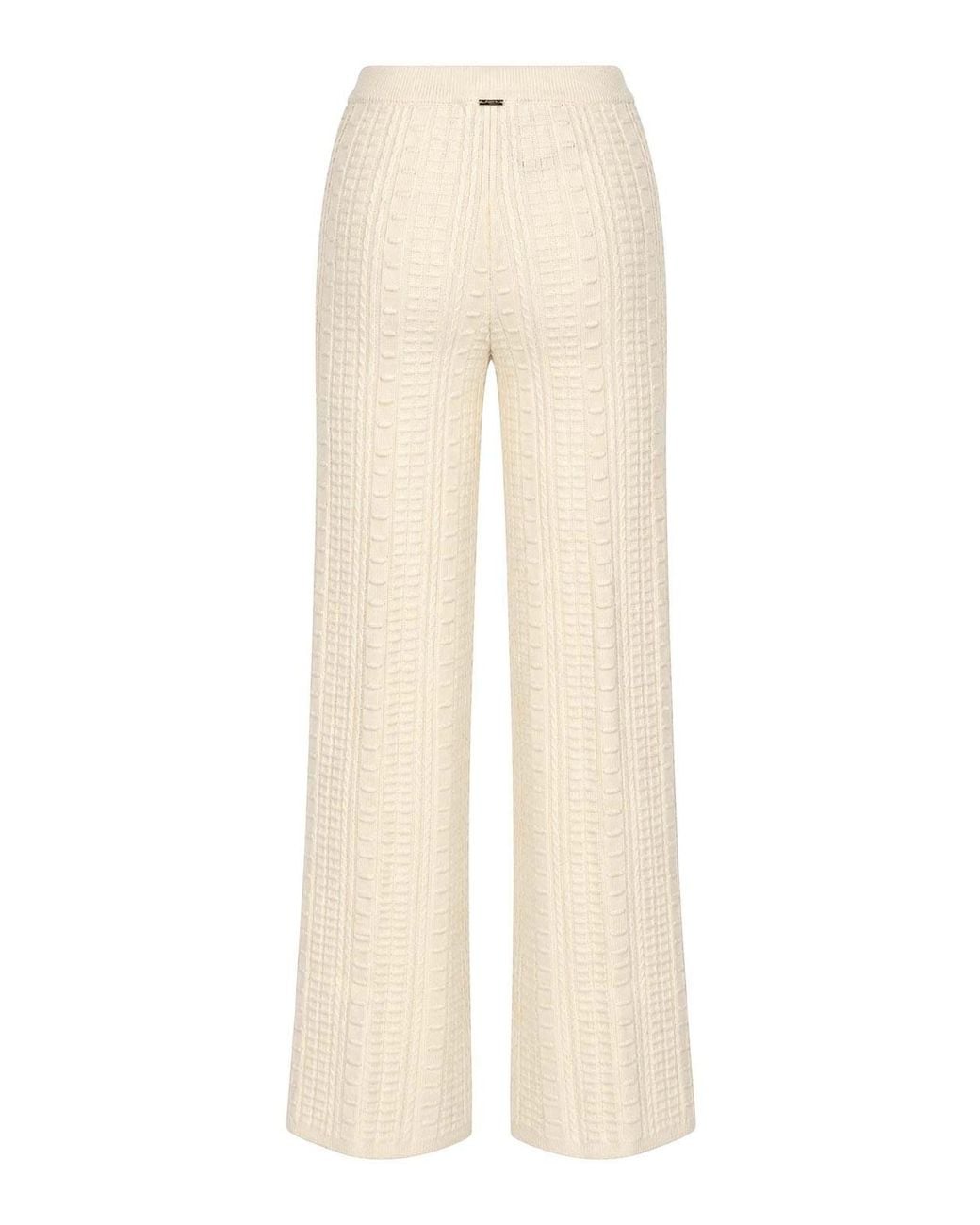 Twinset Natural Palazzo Trousers