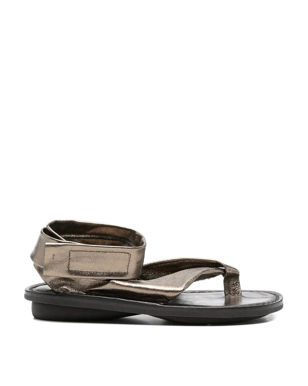 Trippen Metallic Sensual Flat Sandals