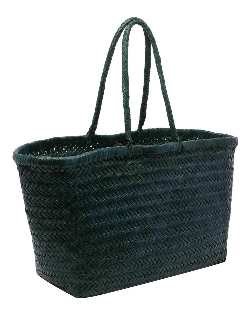 Dragon Diffusion Black Large Bamboo Triple Jump Shoulder Bag
