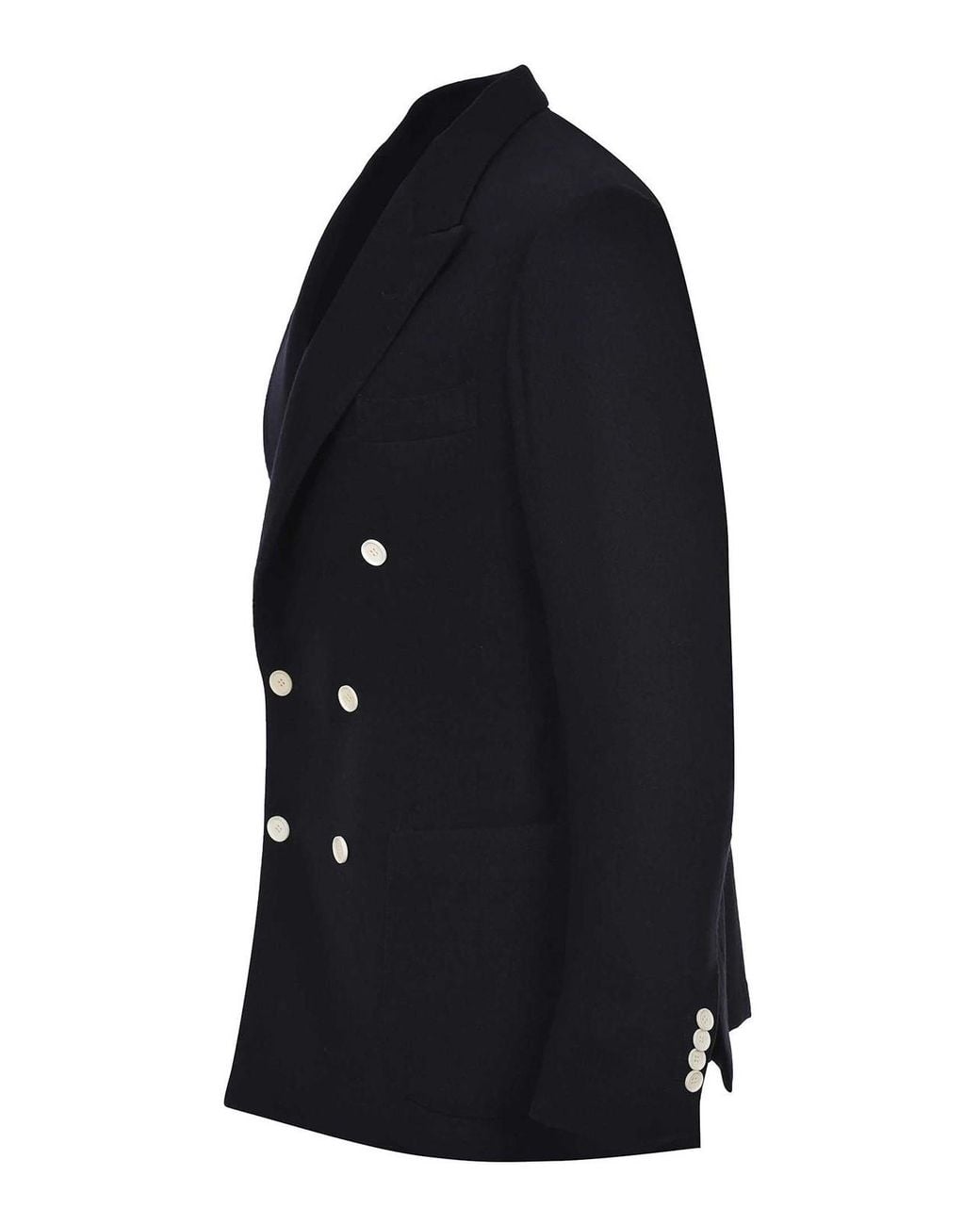 Sartorio Napoli Blue Jacket Made Of A Wool And Cashmere Blend for men