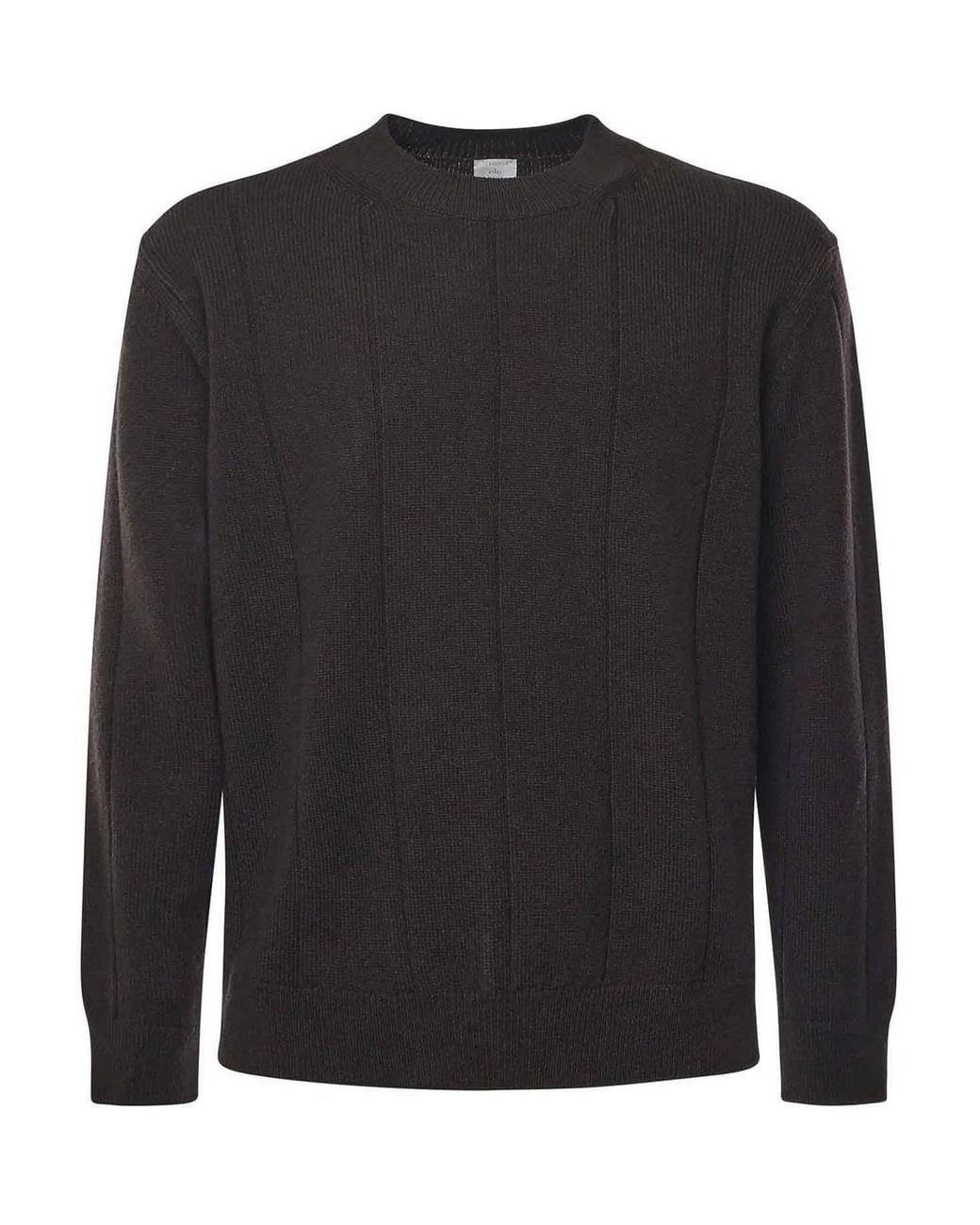 Eleventy Black Wool Sweater for men
