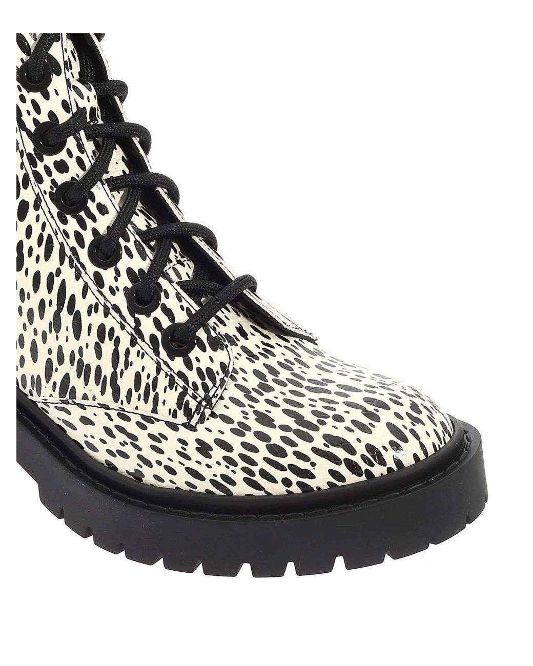 KENZO Natural Pike Lace Up Ankle Boots