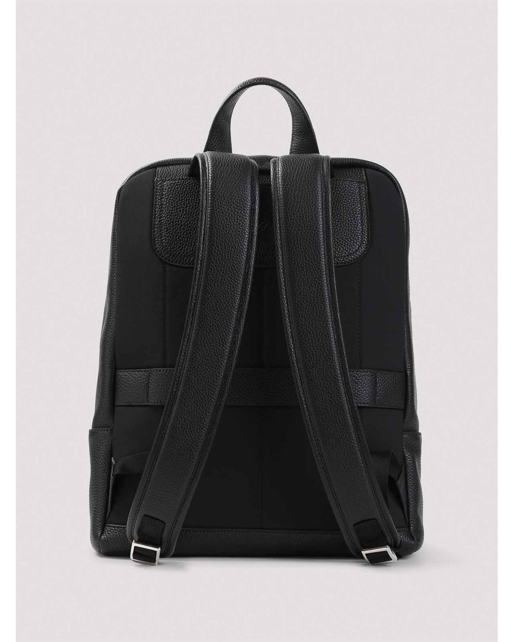 Brioni Black Zip Around Backpack for men