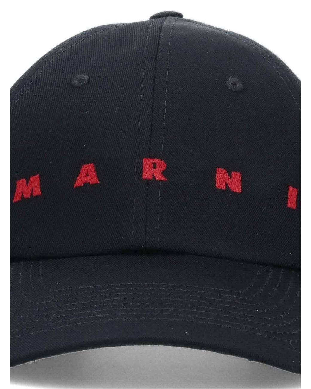 Marni Blue Baseball Logo Hat for men