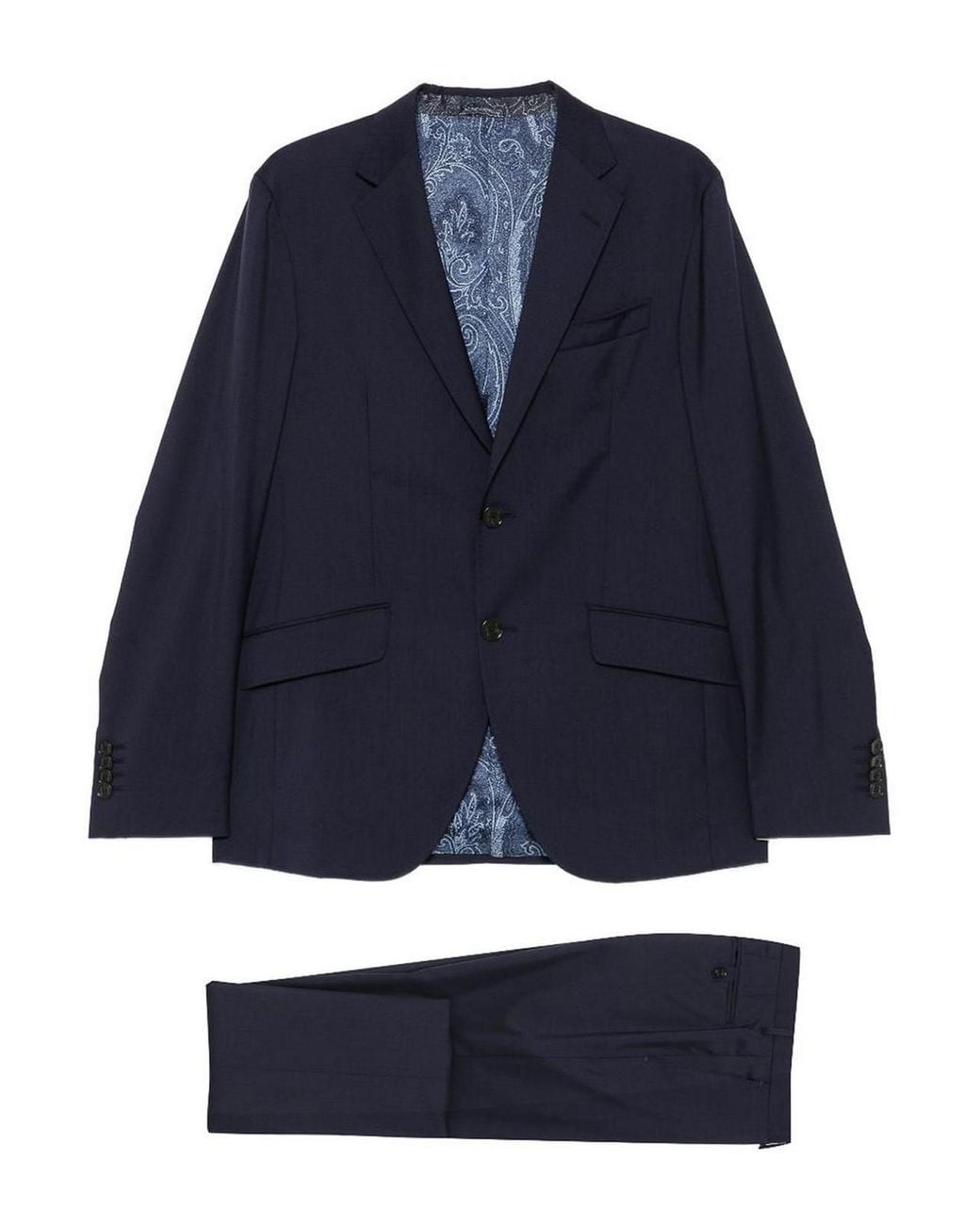 Etro Blue Tailored Suit for men
