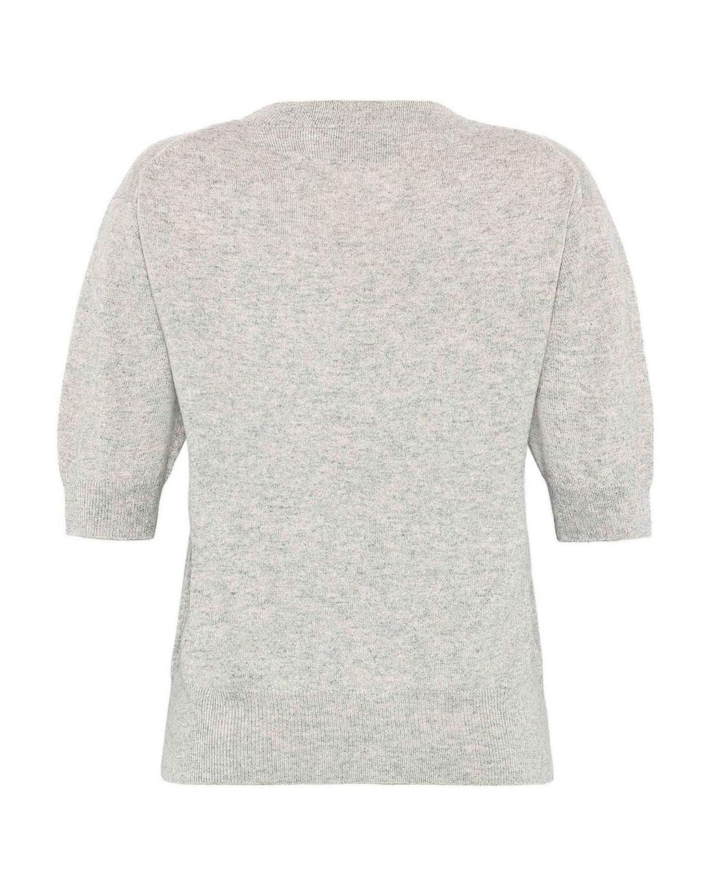EMERSON RENALDI White Crew Neck Sweater