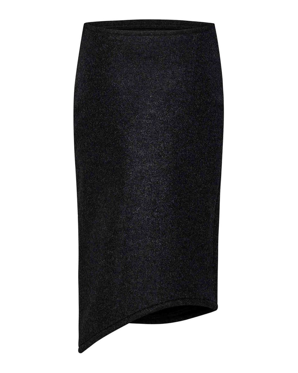 Victoria Beckham Black Padded Skirt With Tube Detail