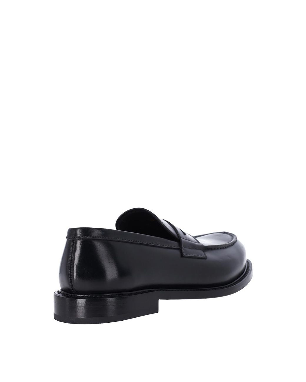 Premiata Black Leather Moccasin for men