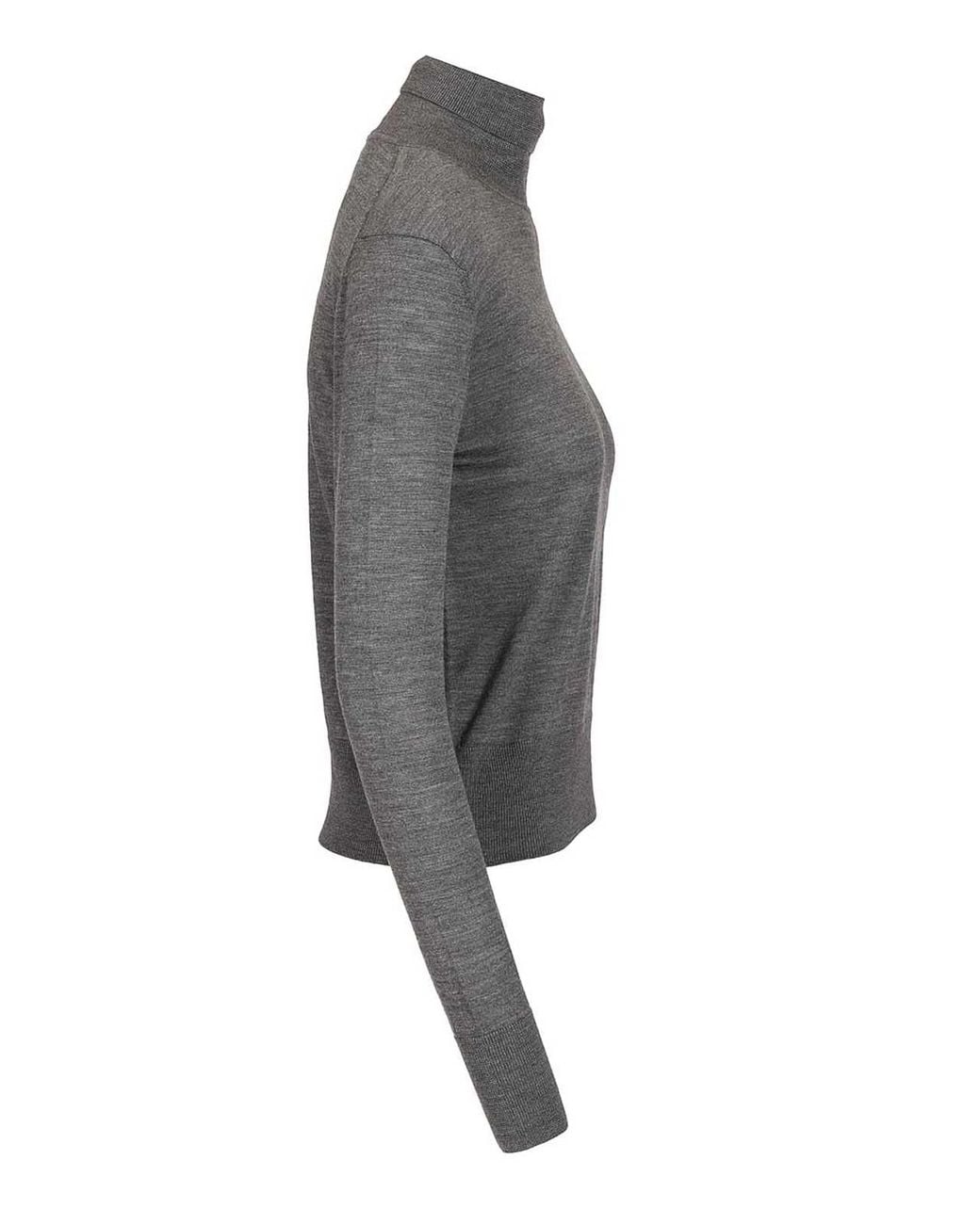 Forte_forte Gray Merino Wool Turtleneck