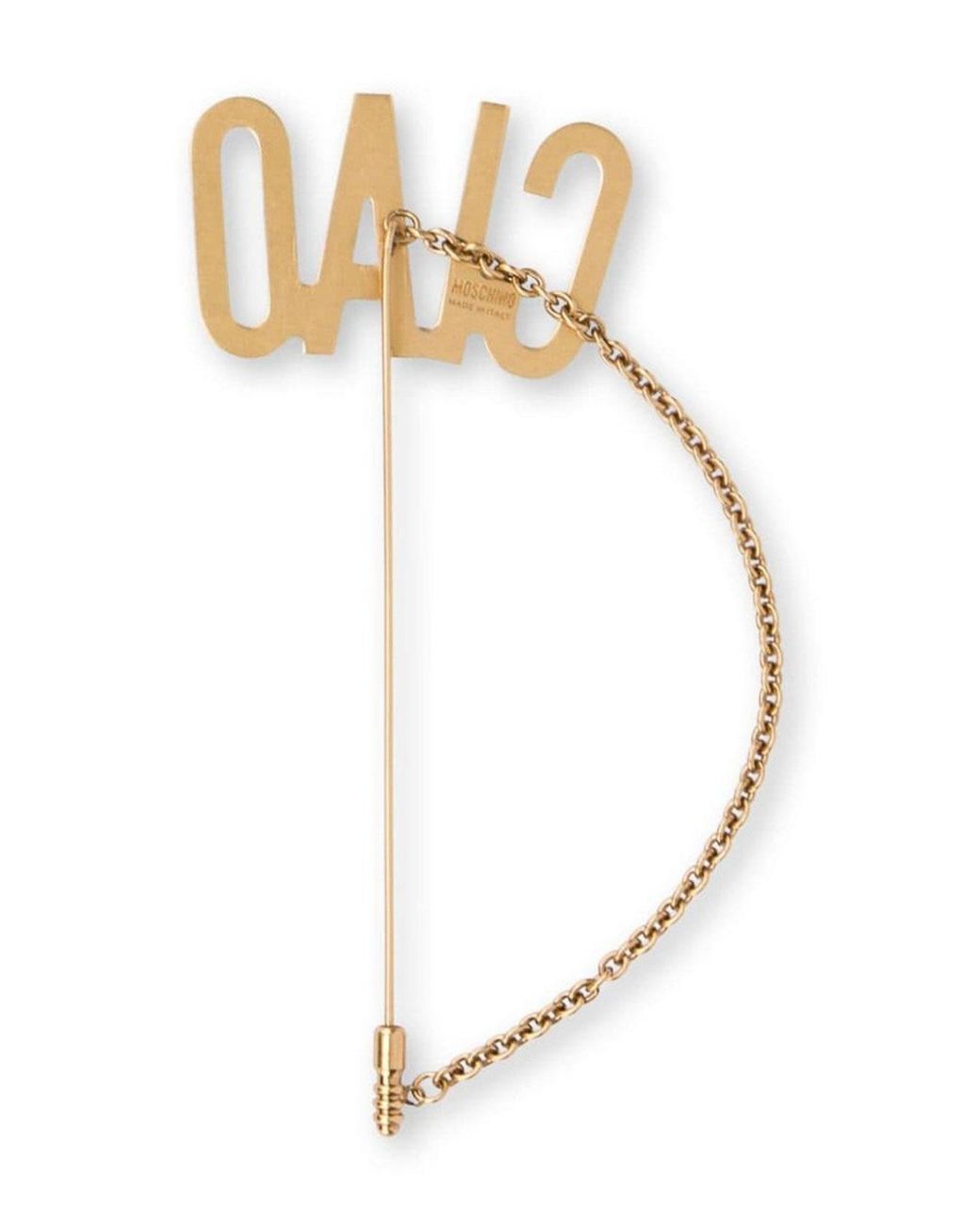 Moschino White Brooch
