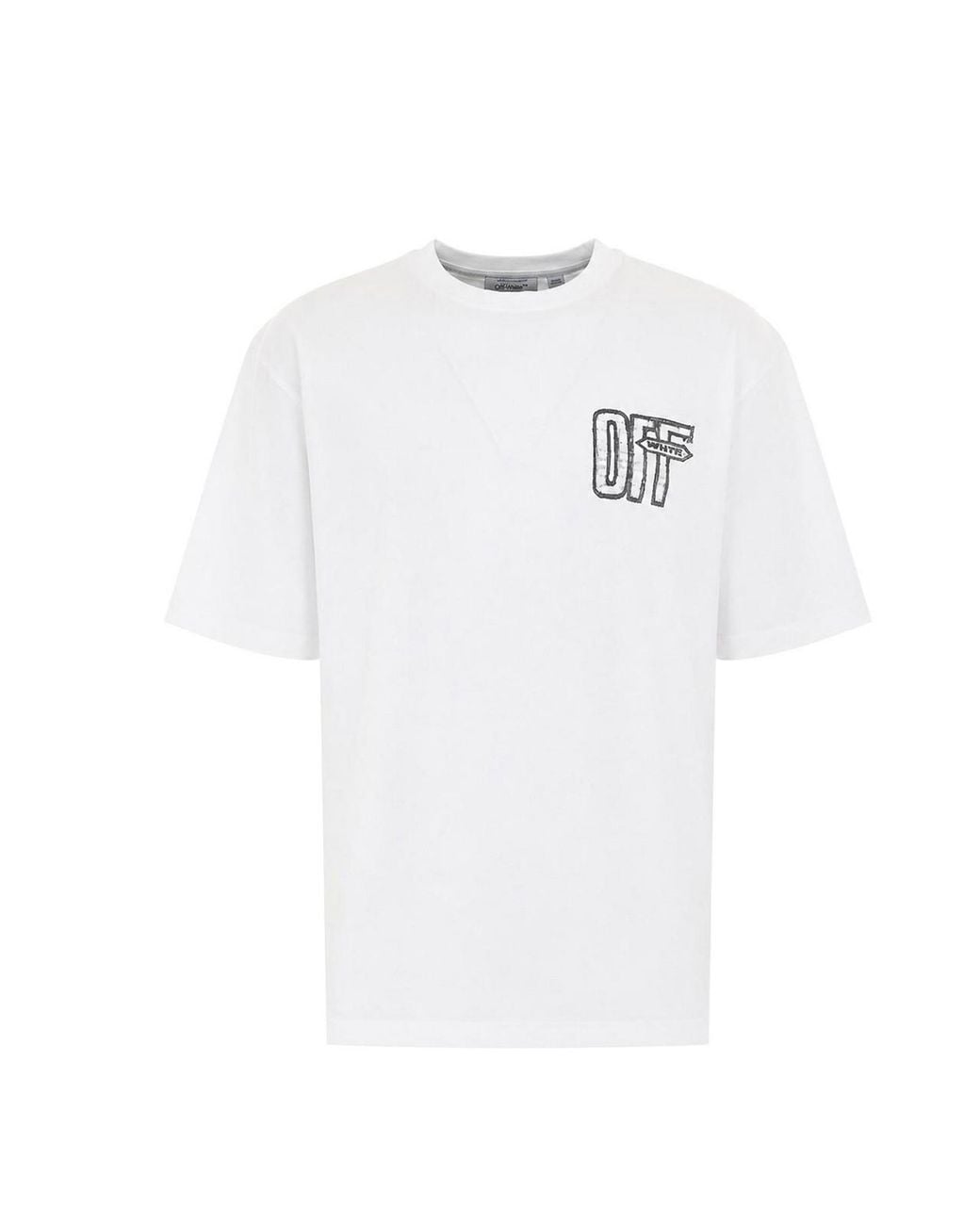 Off-White c/o Virgil Abloh White Motion Arrow Skate T-Shirt for men