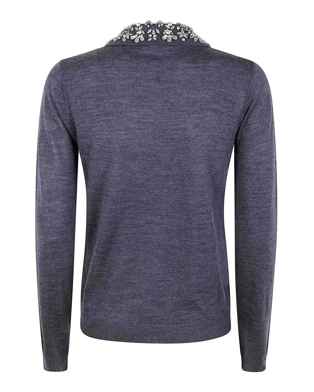 Liviana Conti Blue Fabienne Sweater