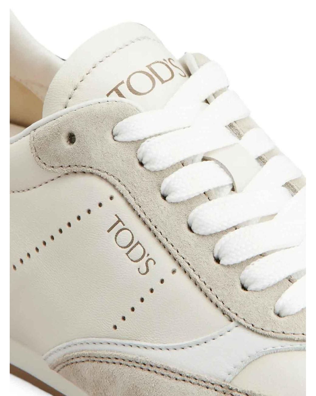 Tod's White Sportiva 13M Allacciata Item
