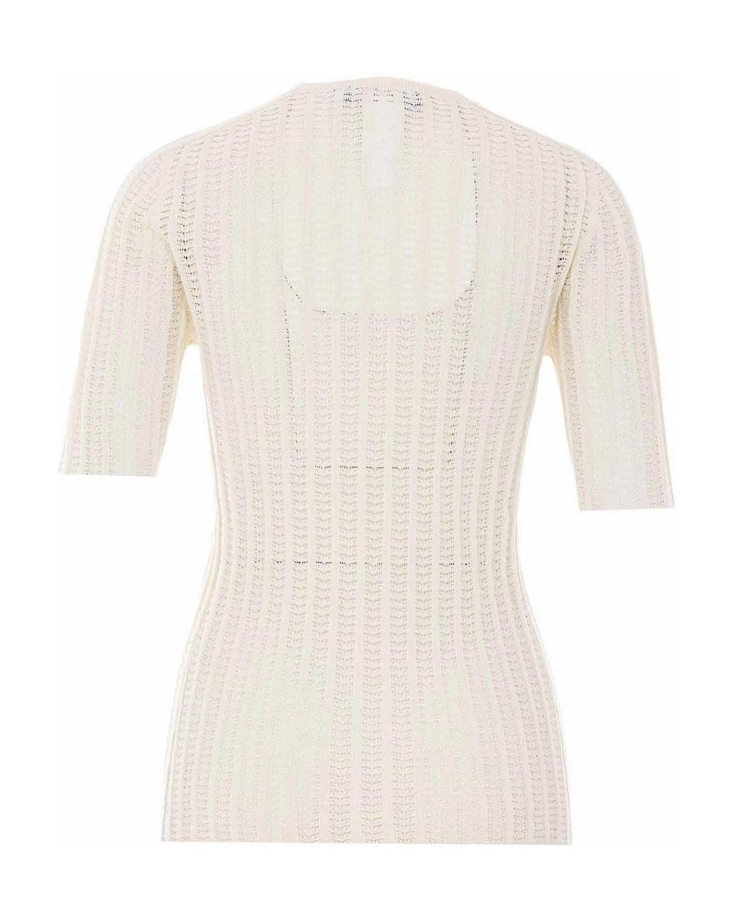 Fabiana Filippi White Ivory T-Shirt