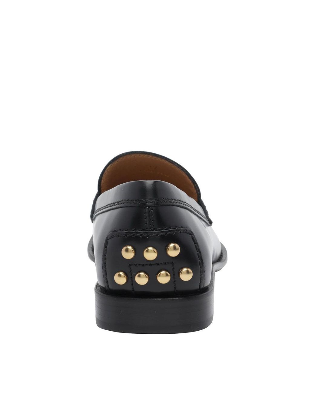 Tod's Black Tods Metal Dots Loafers