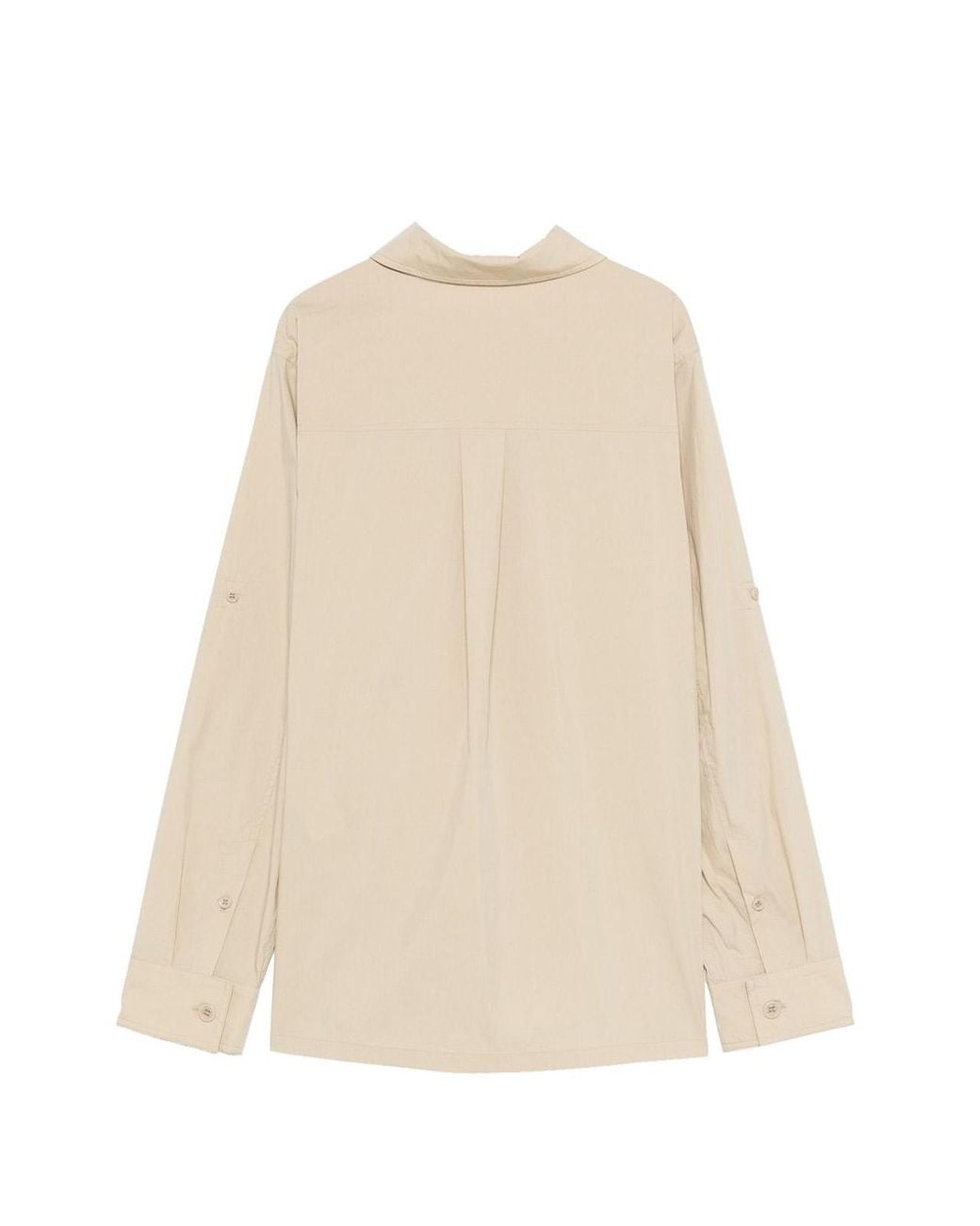 P.A.R.O.S.H. Natural Nylon And Cotton Shirt