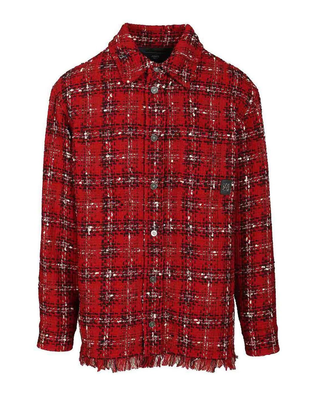 AMI Red Flannel Jacket for men