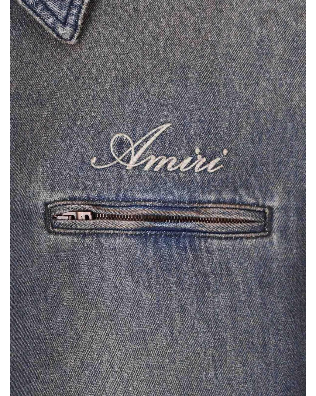 Amiri Blue Bones Jacket for men