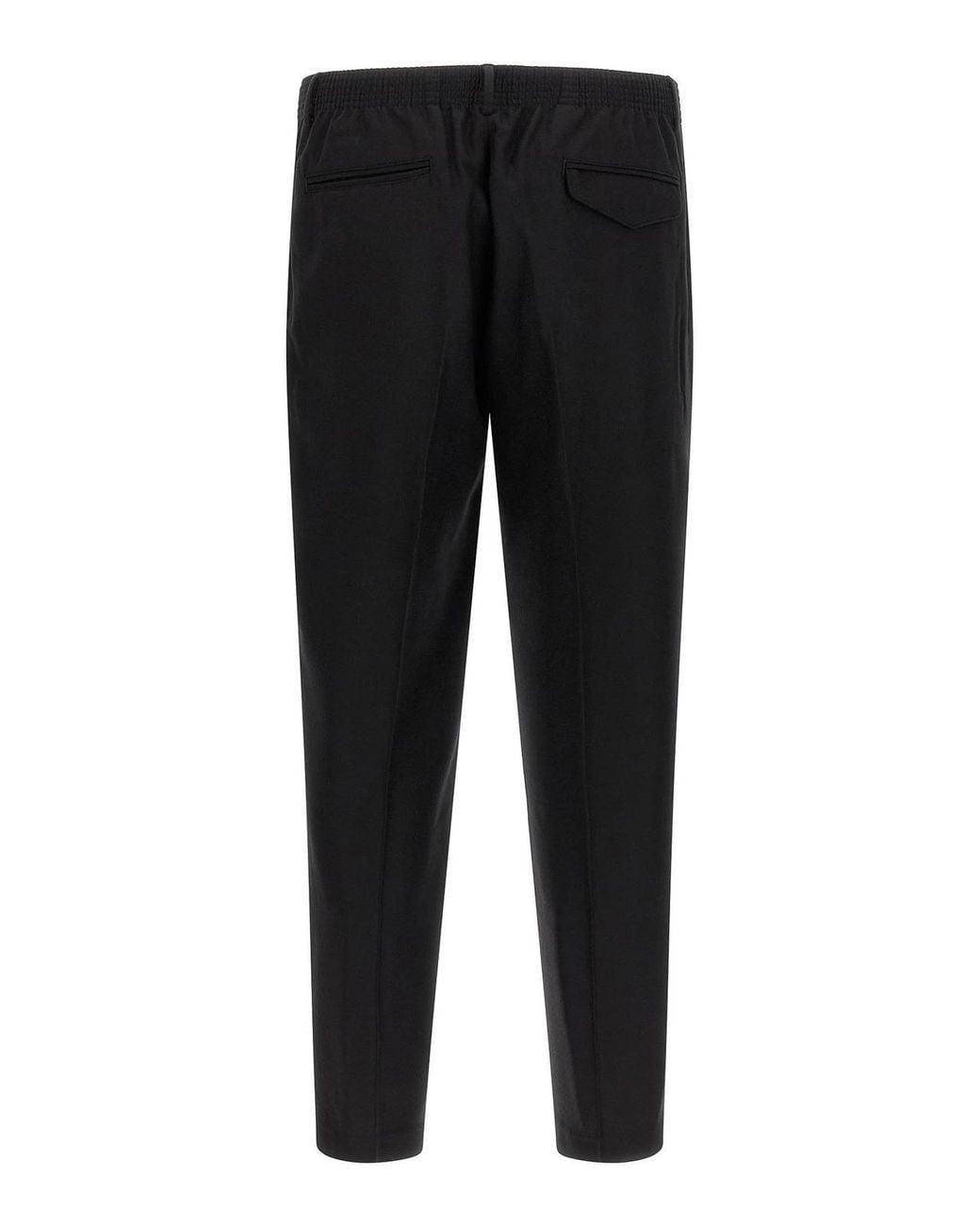 Cellar Door Black Ciak Tapered Pants for men