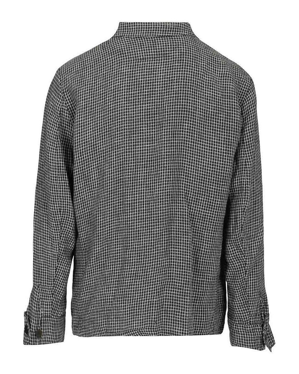 Original Vintage Style Gray Overshirt for men