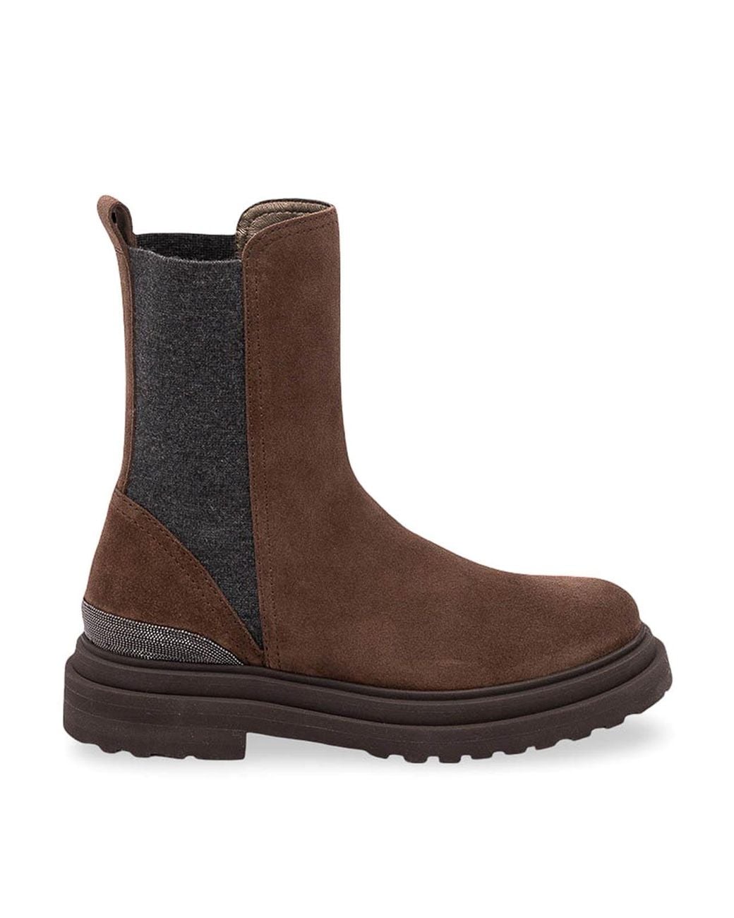 Brunello Cucinelli Brown Ankle Boots