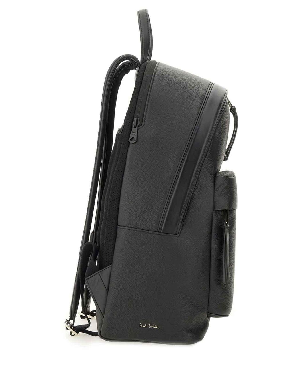 Paul Smith Black Signature Stripe Backpack for men