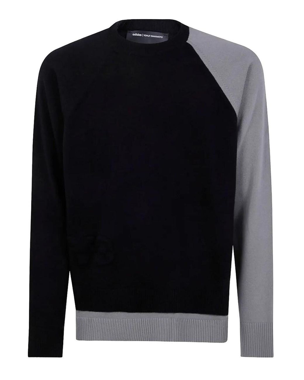 Y-3 Blue U Logo Crew Neck for men