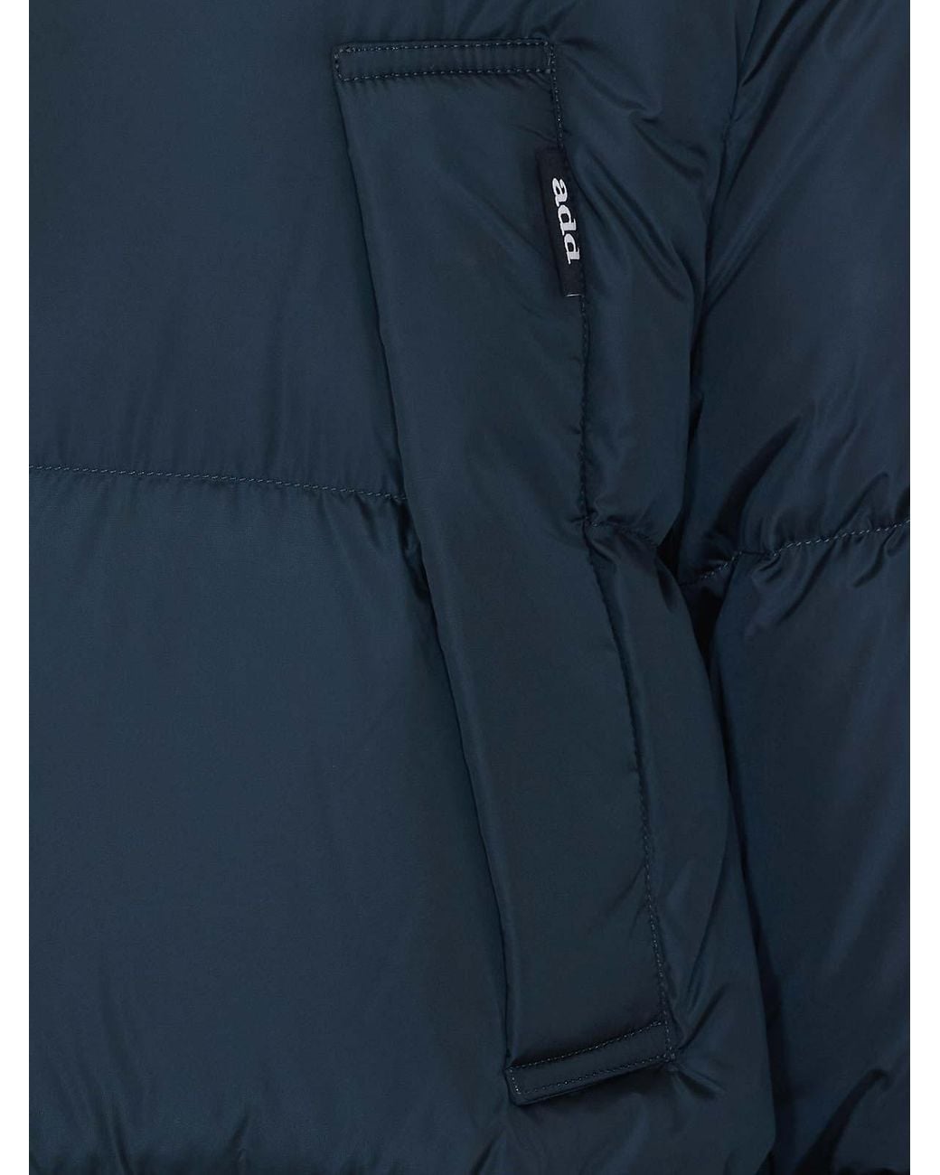 Add Blue Nylongloss Parka for men