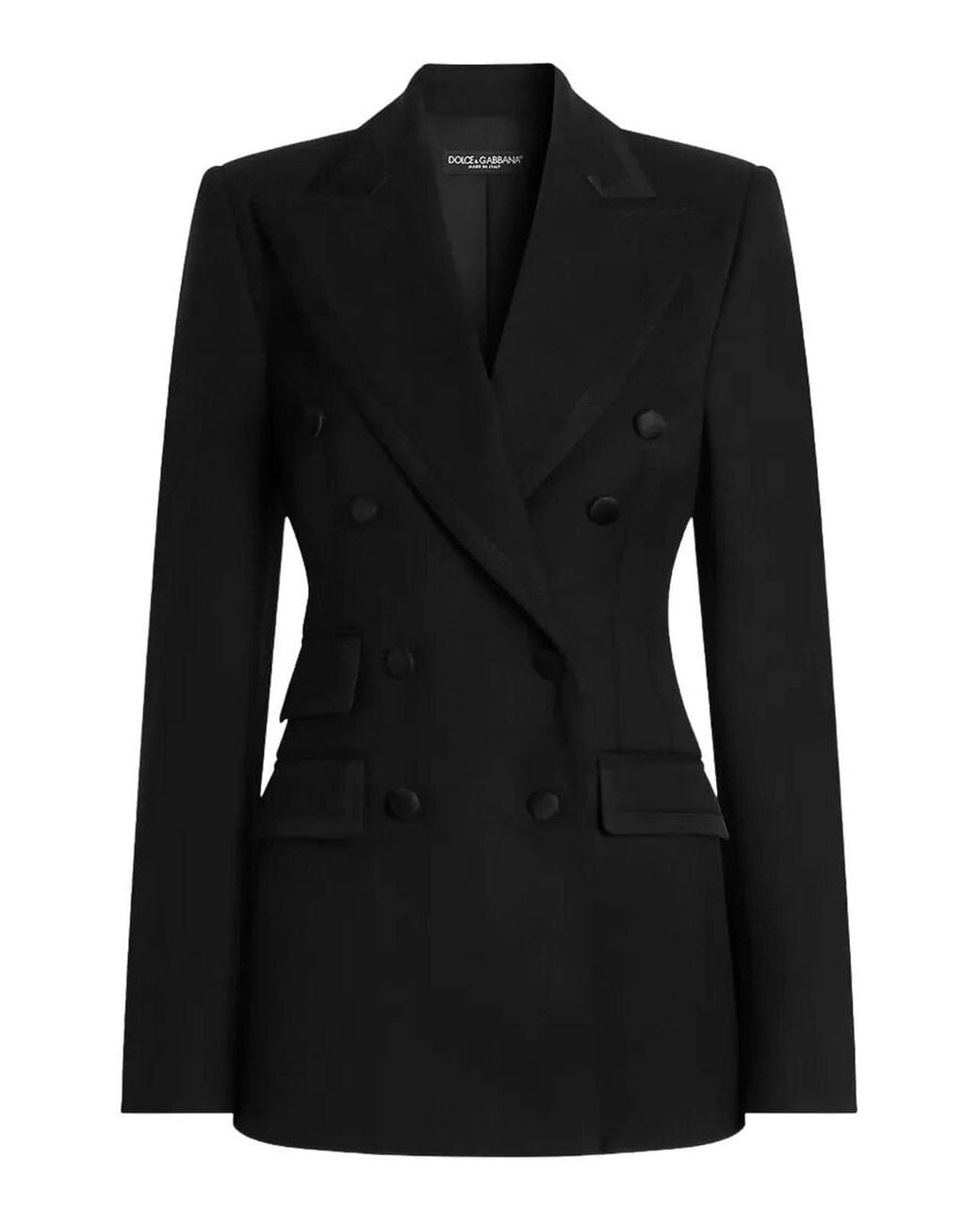 Dolce & Gabbana Black Turlington Double-Breasted Jacket