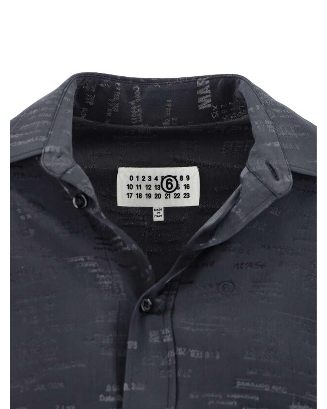MM6 by Maison Margiela Blue Logo Shirt