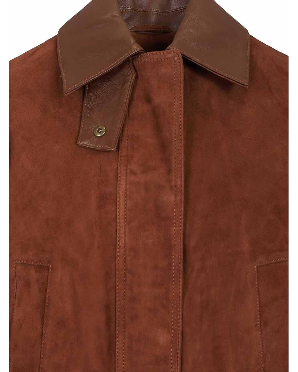 Arma Brown Suede Jacket Elsa