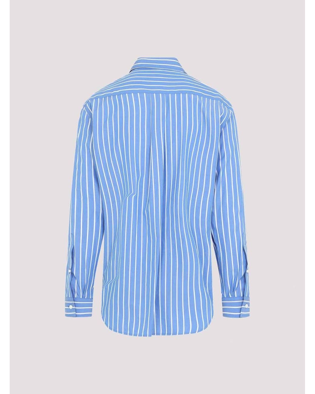 Balenciaga Blue Regular Fit Shirt for men