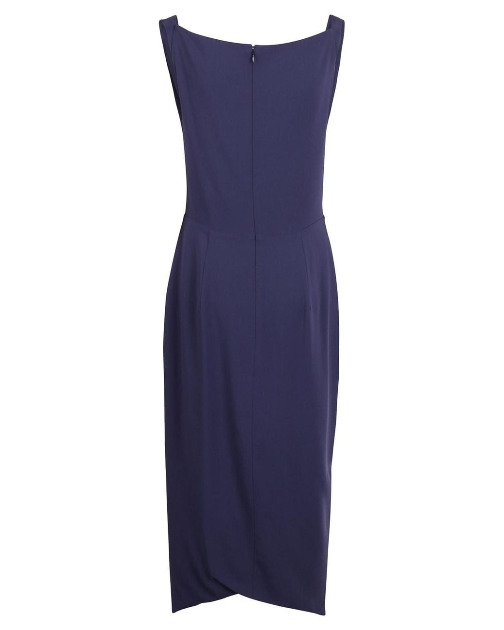 Vivienne Westwood Blue Draped Asymmetric Midi Dress