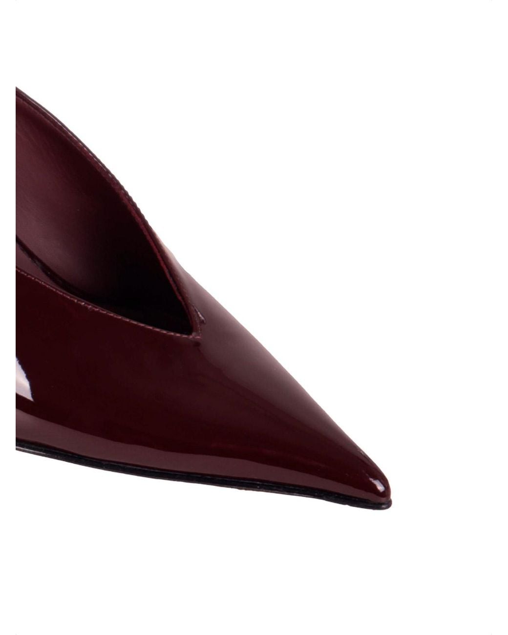 Le Silla Brown Vinyl Cleavage Sabot