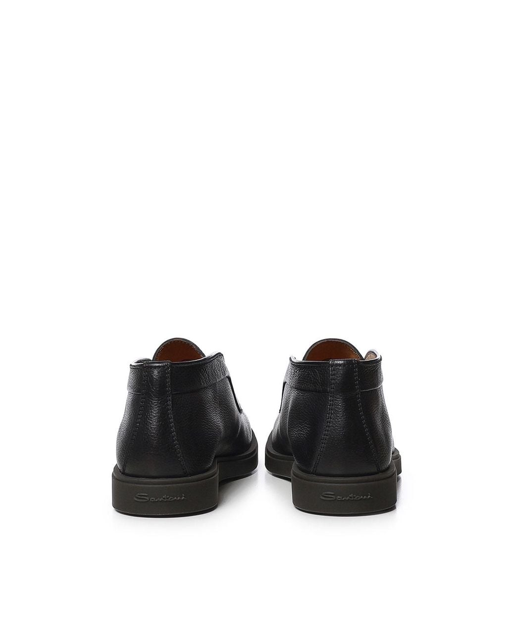 Santoni Black Desert Boot for men
