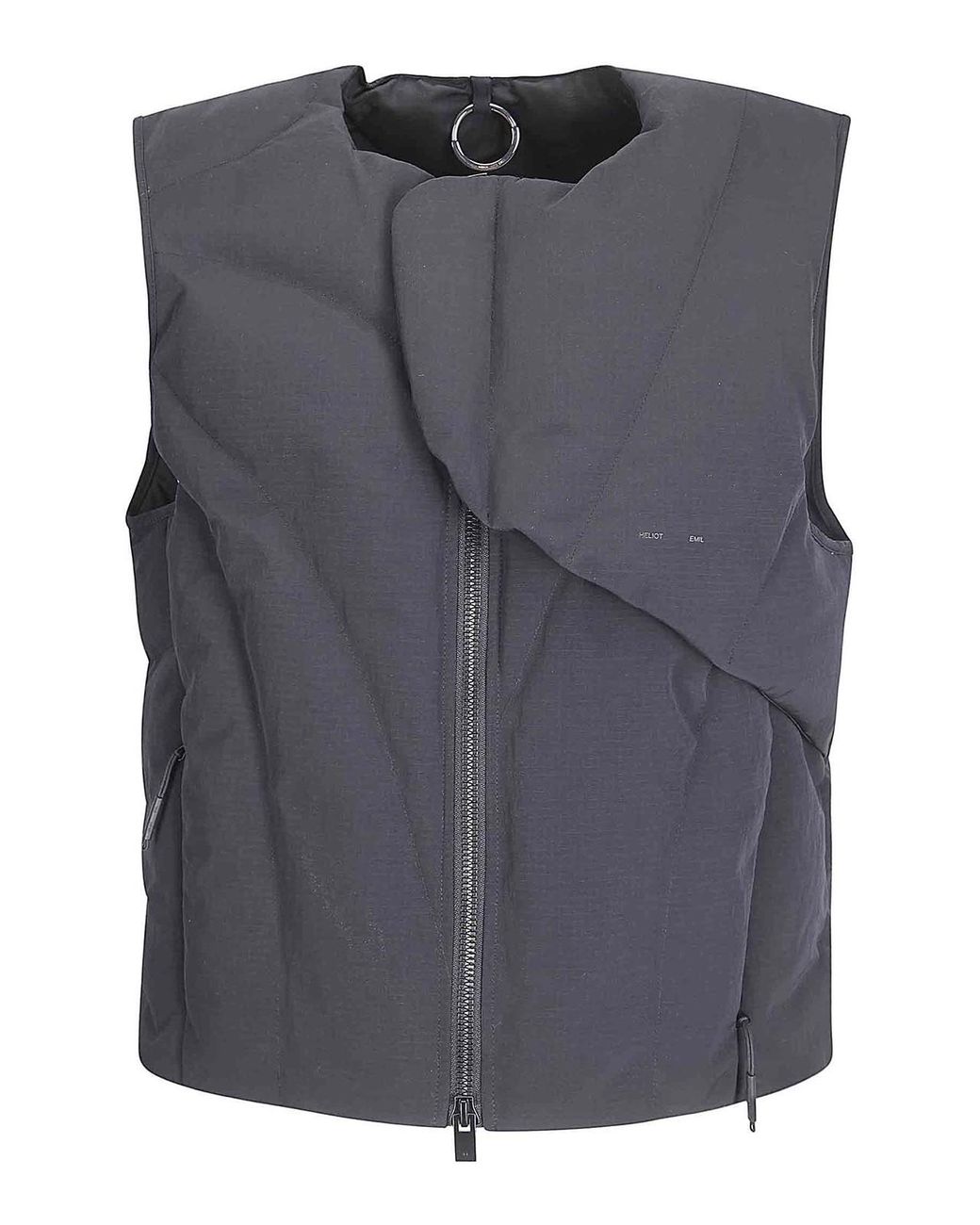 HELIOT EMIL Gray Visus Down Vest for men
