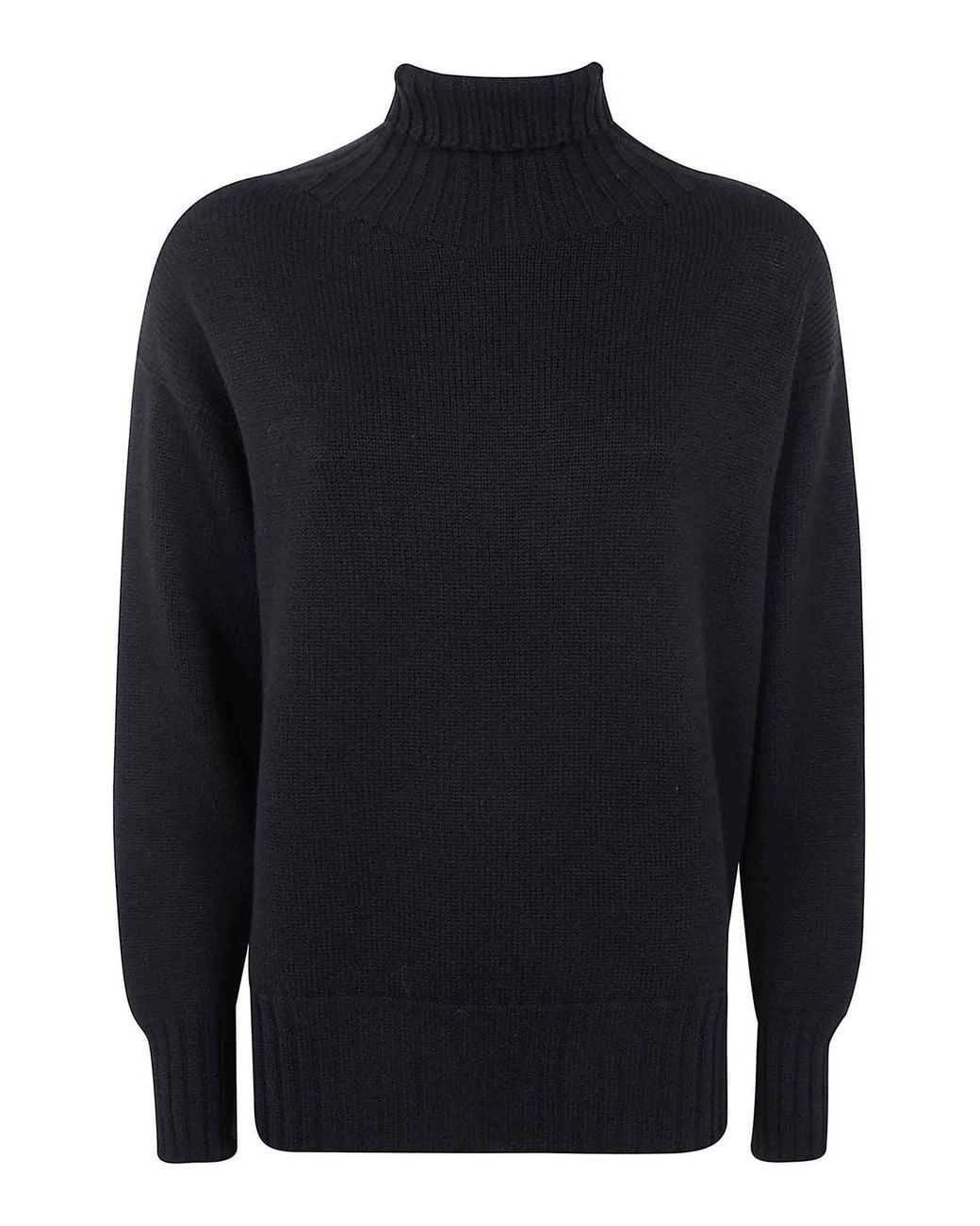 Drumohr Blue Long Sleeve Turtle Neck