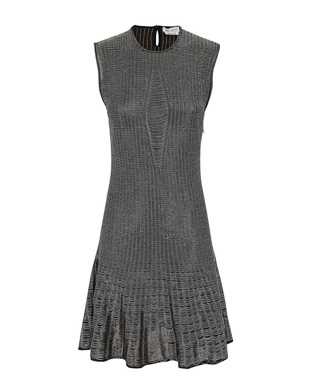 McQueen Gray Midi Dresses