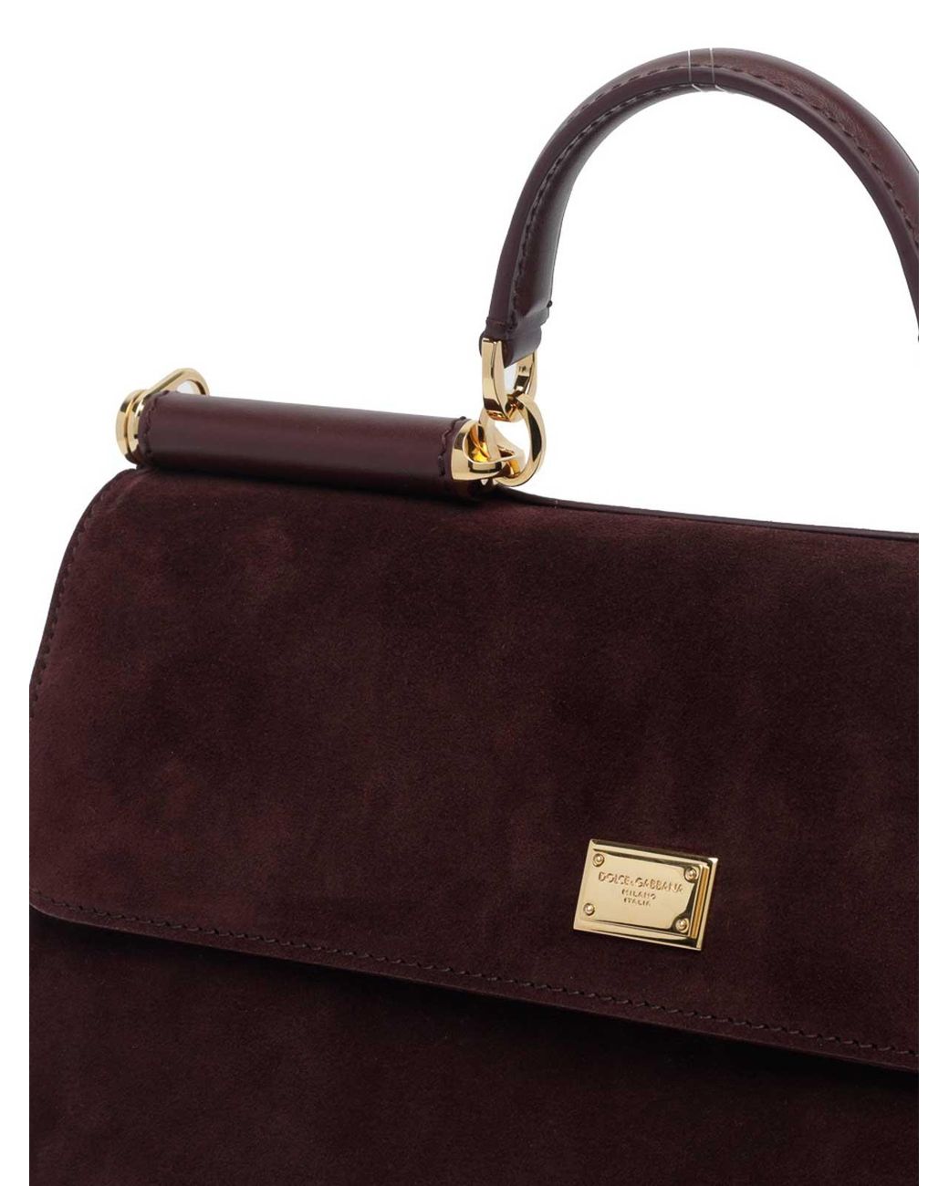 Dolce & Gabbana Purple My Sicily Handbag