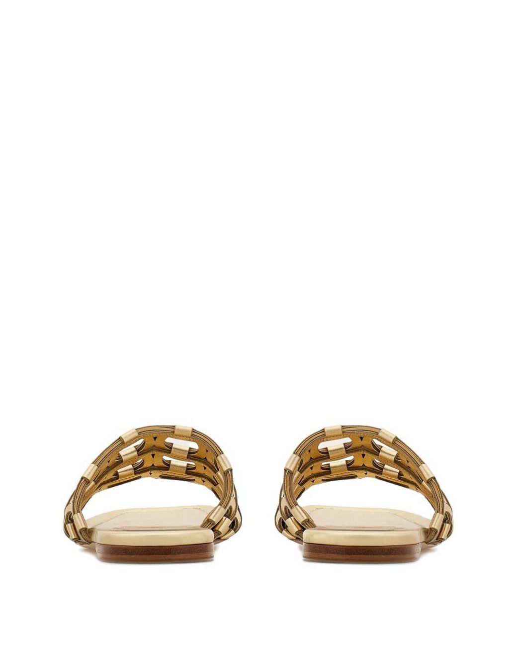 Ferragamo Metallic Sandals