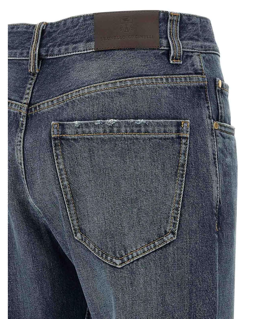 Jeans Boot-Cut Brunello Cucinelli de color Blue