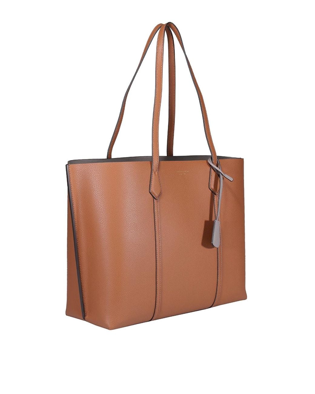 Tory Burch Brown Grainy Tote