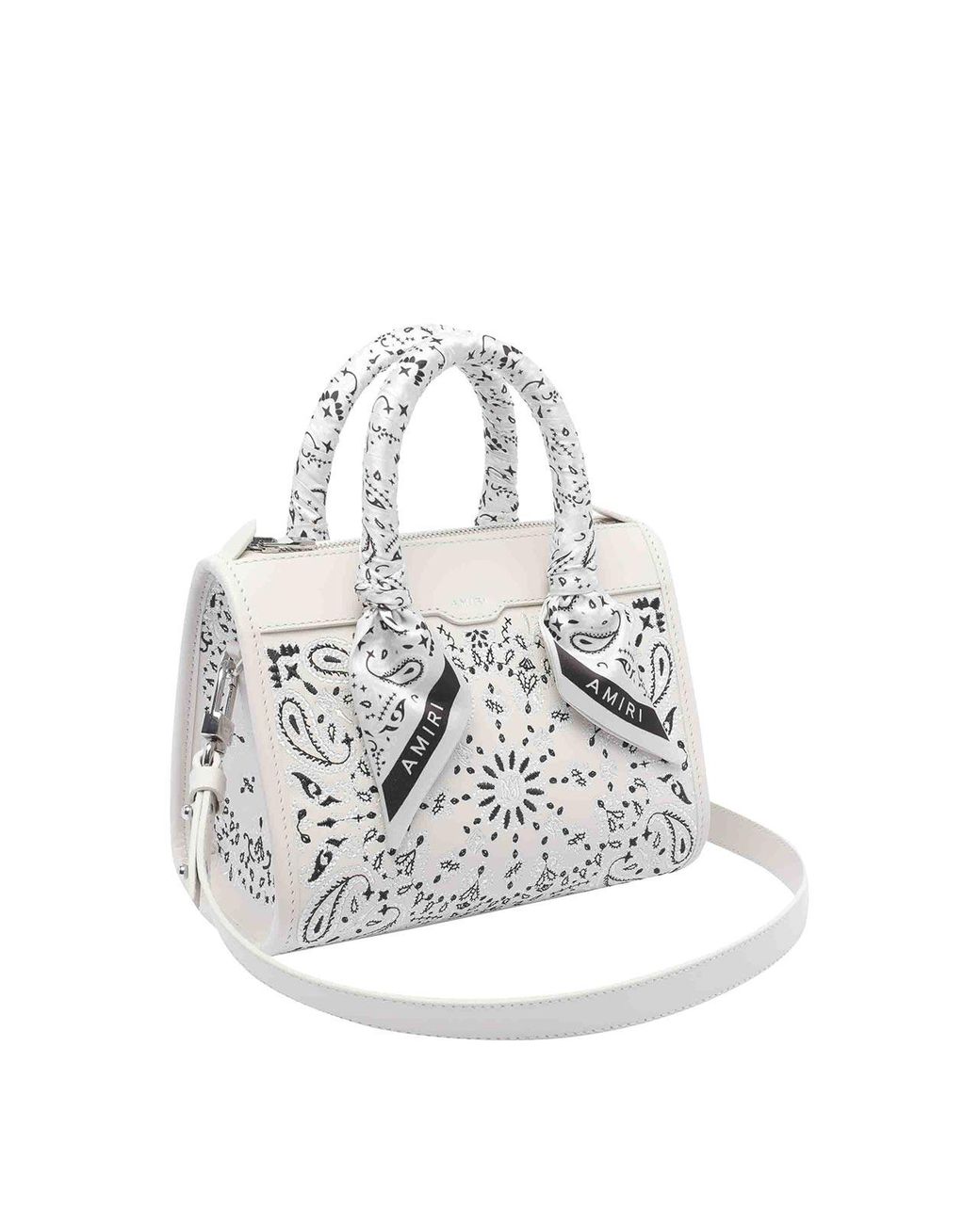 Amiri White Micro Bandana Triangle Handbag