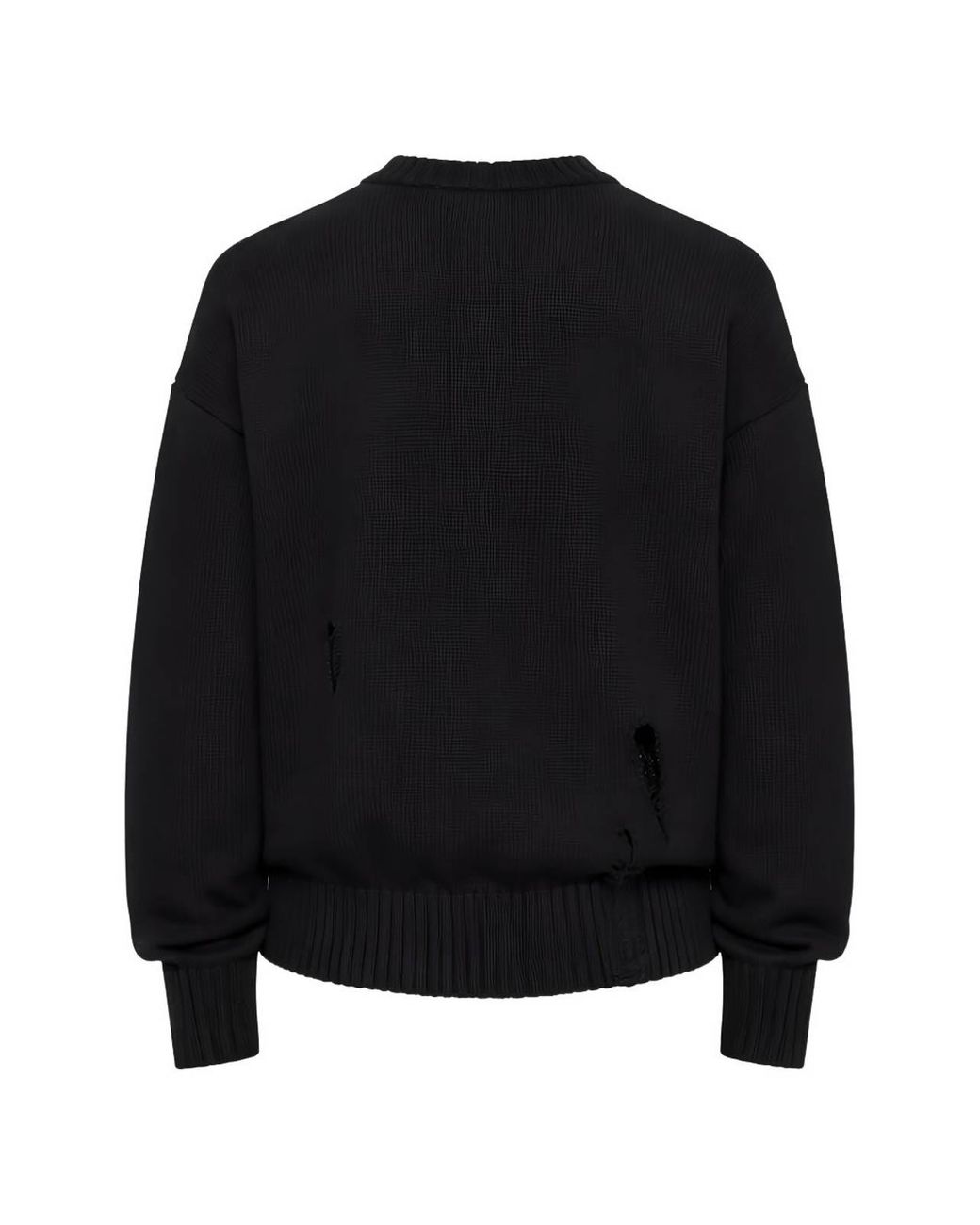 Amiri Black Crewneck Sweater for men