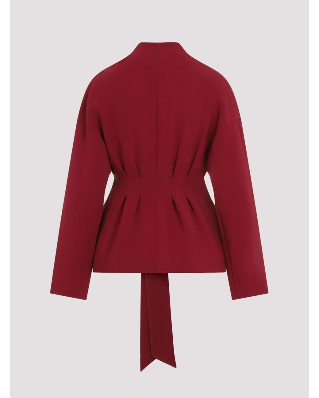 Alberta Ferretti Red Cady Jacket