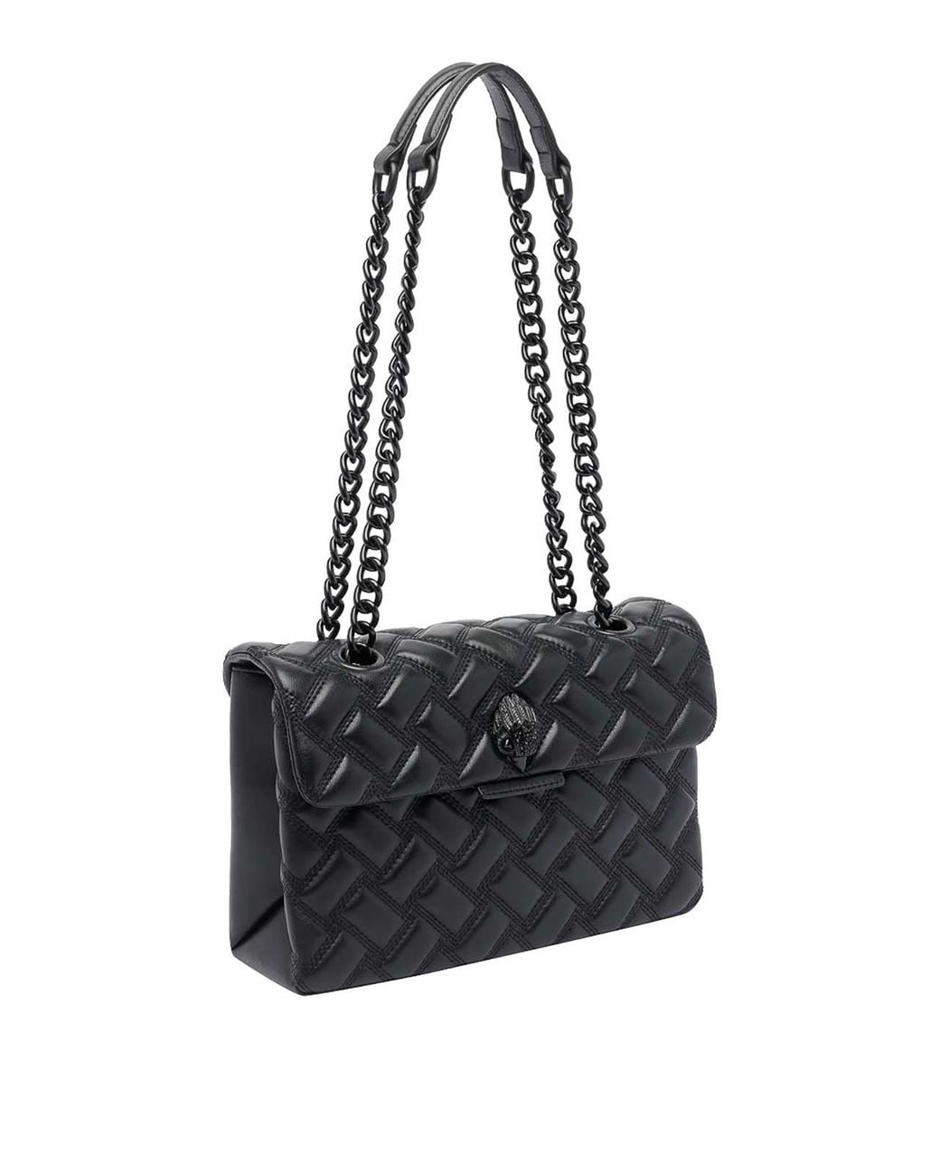 Kurt Geiger Black Kensington Crossbody Bag