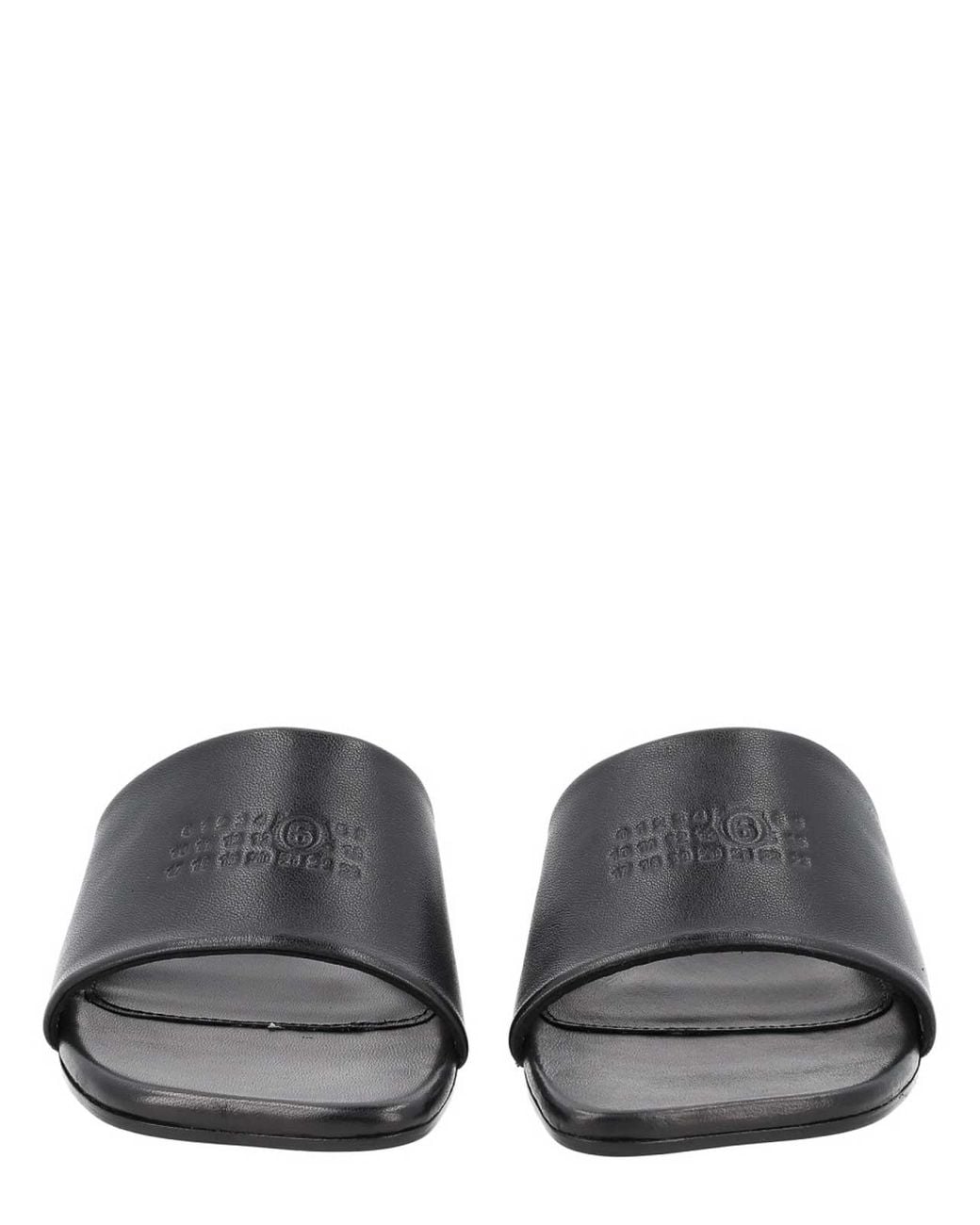 MM6 by Maison Margiela White Sandal With Logo