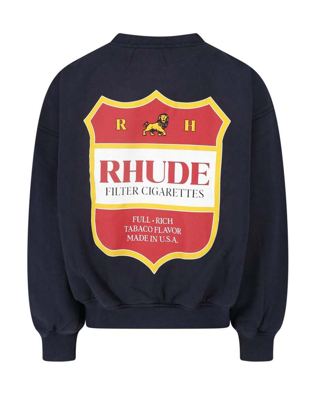 Rhude Blue Filatro Crest Ls Sweatshirt for men